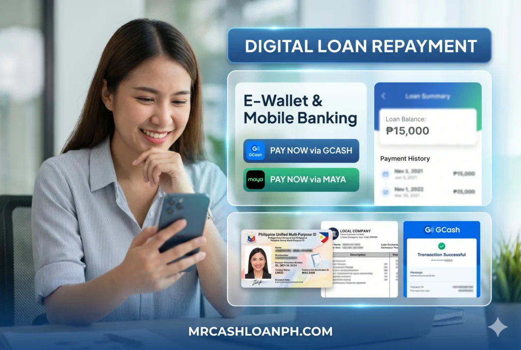 Digital Loan Repayment Through E-Wallet and Mobile Banking Personal loan repayment using Philippine e-wallet and mobile banking channels