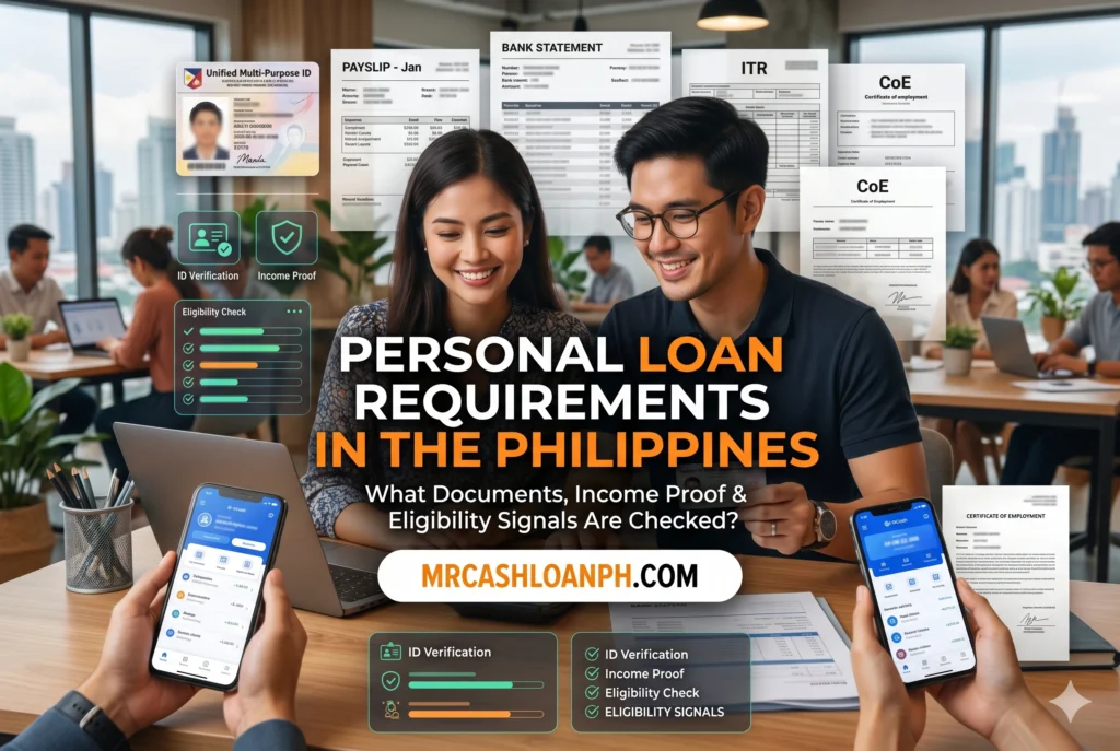 Personal Loan Requirements in the Philippines: What Documents, Income Proof, and Eligibility Signals Do Lenders Actually Check?